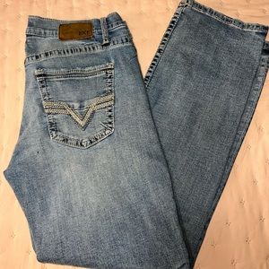 BKE DENIM CARTER STRAIGHT MENS JEANS (W)36 x (L)32